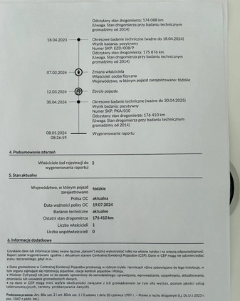 Ford S-Max cena 31900 przebieg: 176400, rok produkcji 2010 z Skępe małe 352